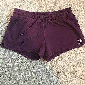 VS PINK varsity shorts!